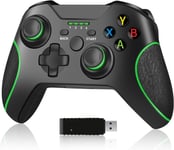Xbox One Controller Wireless 2.4ghz Game Controller Compatible Con Xbox One/One S/One X/One Series X/S/Elite/Windows7/8/10/Ps3, Vibraci¿®N Dual Incorporada, Joystick Mejorado 3d (Gris Oscuro)