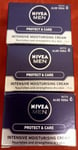 NIVEA MEN Intensive Moisturising Face Cream Protect amp Care Pack of 3 (3 x 50 m