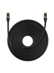 Network cable cat.8 Baseus Ethernet RJ45 40Gbps 15m (black)