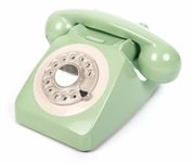 GPO 746 Retro Telefon med Snurrskiva - Grön