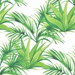 Ernst Textil Sumatra Markisväv Vit/Grön