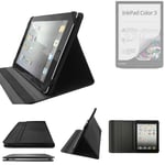 Tablet case for PocketBook InkPad Color 3 Business flip cover PU leather black