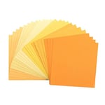 Vaessen Creative Florence Scrapbook Paper 216g 6x6-24 Sheets Multipack Yellow, 15x15x0.8 cm (Packaging may vary)