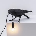 Bird Lamp Playing bordslampa svart