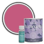 Rust-Oleum Pink Water-Resistant Bathroom Tile Paint in Matt Finish - Raspberry Ripple 750ml