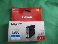 Genuine Canon PGI-1500XL High Capacity Cyan Ink Cartridge