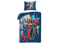 Justice League 2i1 Sängkläder modell 2 - 100 procent bomull