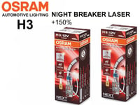 Osram H3 +150% NIGHT BREAKER LASER halogen premium PK22s