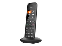 Gigaset C570A Duo - Téléphone sans fil - système de répondeur avec ID d'appelant - DECTGAP - noir + combiné supplémentaire