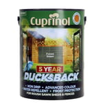 Cuprinol 5 Litre Forest Green Ducks Back Weatherproof Shed and Fence Paint