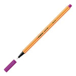 STABILO Fineliner Point 88®, tunn spets, orange pennkropp, lila bläck