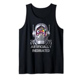 Funny AI Artificially Inebriated Drunk Robot Stoned Tipsy Tank Top