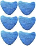 6 x Vax SW-4 Fresh Burst Microfibre Cleaning Pads For Steam Cleaner Mops