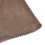 sourcing map Dark Khaki Speaker Mesh Grill Cloth (not cane webbing) Stereo Box Fabric Dustproof Cloth 50cm x 160cm 20 inches x 63 inches