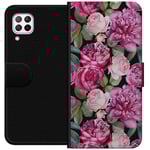 Huawei P40 lite Svart Plånboksfodral Rosor