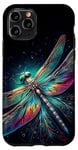 iPhone 11 Pro Cosmic Black Dragonfly Essence Case