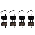 4 Pairs High Quality Resin Bicycle Disc Brake Pads for Sram Avid BB7 Juicy 3/5/7