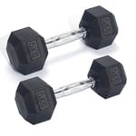 Pro Fitness 5kg Hex Dumbbell Set