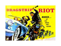 Wee Blue Coo Movie Film Ad Dragstrip Riot Motor Murder Mayhem Wall Art Print