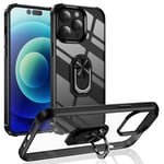 Case with Ring Holder for iPhone 14 Pro Max deksel - Svart