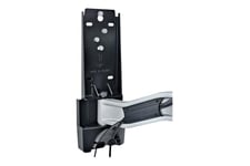 StarTech.com Articulating TV Wall Mount, VESA Wall Mount Supports 65 inch/99lb/Flat/Curved TVs, Retractable Low Profile Wall Mount TV Bracket, Adjustable Corner TV Wall Mount