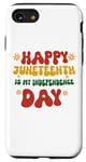 iPhone SE (2020) / 7 / 8 Happy Juneteenth Is My Independence Day Free Black .chain Case