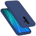 Cadorabo Case works with Xiaomi RedMi NOTE 8 PRO in LIQUID BLUE - Shockproof and Scratch Resistant TPU Silicone Cover - Ultra Slim Protective Gel Shell Bumper Back Skin