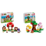 LEGO Super Mario Nabbit at Toad’s Shop Expansion Set, Collectible Toy for 6 Plus Year Old Boys & Super Mario Yoshis’ Egg-cellent Forest Expansion Set, Collectible Role-Play Toy for 6 Plus Year