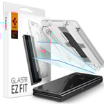 Spigen Galaxy Z Fold 5 Ytterskärmskydd med installationsram (2-pack) GLAS.tR EZ Fit