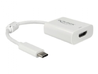 Delock - Ekstern videoadapter - VL100 / MCDP2900 - USB-C - HDMI - hvit