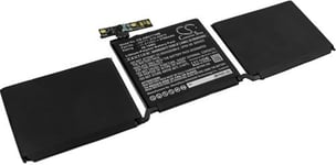 Kompatibelt med Apple Macbook Pro Retina 13.3 A2159, 11.41V, 5100 mAh