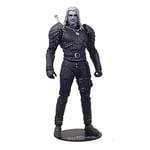 McFarlane Toys, Netflix The Witcher 7-inch Geralt of Rivia (Witcher Mode) Action Figure with 22 Moving Parts, The Witcher Season 2 Collectible Figure with Collectors Stand Base– Ages 12+