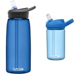 CAMELBAK Eddy+ 32oz Everyday Water Bottle - Oxford - 32oz/1 Litre & Eddy+ 25oz Water Bottle - True Blue - 25oz/750ml
