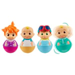 Weebles | Cocomelon | JJ and Friends | 4-Figure Pack | Collectible Figures
