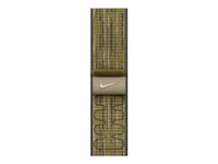 Apple Nike - Slinga För Smart Klocka - 40Mm - 130 - 190 Mm - Grön/Grå