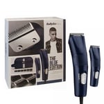 BaByliss Men The Blue Edition Professional Hair Clipper & Trimmer Gift Set