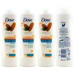 Dove Body Lotion Summer 3 X 250ml Limited Edition 3in1 Care & Uva/Uvb Protection