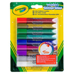 Crayola Washable Colourful Glitter Glue Pens (Pack of 9)
