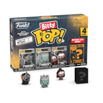 Funko Bitty Pop! Lord Of the Rings - Witch King 4PK​ and A Surprise Mystery Mini Figure - 0.9 Inch (2.2 Cm) - Lord Of the Rings Collectable - Stackable Display Shelf Included - Gift Idea