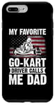 Coque pour iPhone 7 Plus/8 Plus Fête des Pères Karting Racer Go Kart Racing Dad