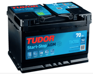 Startbatteri Tudor TK700 Start-Stop AGM 70 AH