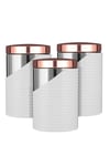 LINEAR Set of 3 Canisters Rose