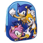 CERDÁ LIFE'S LITTLE MOMENTS Unisex Kid's Sonic School Bag Backpack, Multicolor, Standard