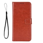 EIDERWOOD Asus ROG Phone 9 (5G) / 9 Pro (5G) Konstläder Flip Fodral m. Korthållare & Ställfunktion - Brun