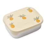 Liewood Arthur printed lunchbox - pineapples/cloud cream