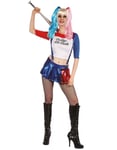 Bad Girl "Daddy's Lil Devil" - Harley Quinn Inspirerat Kostym till Dam