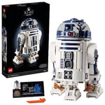 LEGO Star Wars R2-D2 Droid Building Set for Adults, Collectible Display Model with Luke Skywalker’s Lightsaber, Father's Day Treat, Gift for Men, Women, Dad or Mum 75308