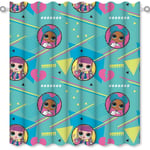 LOL Surprise Readymade Curtains 54" Drop OMG Beat Dolls Children's Bedroom