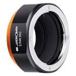 K&F Concept Updated OM to M4/3 Adapter, Manual Lens Mount Adapter Compatible with Olympus Zuiko OM Mount Lens to Micro 4/3 MFT M43 Mount Cameras, Compatible with Olympus Panasonic Lumix Cameras
