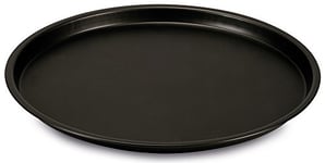 Guardini Pizza&Mania, Plaque à Pizza 28 cm, Acier avec revêtement anti-adhérent, couleur noire